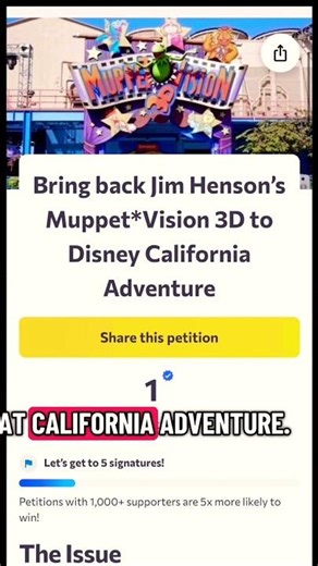 LETS BRING BACK MUPPET*VISION 3D AT DCA!!! #disney #disneyland #dca #disneyparks #themuppets #kermit