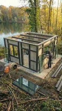 Old Concrete Ruin Turned Into Stunning Glass Villa