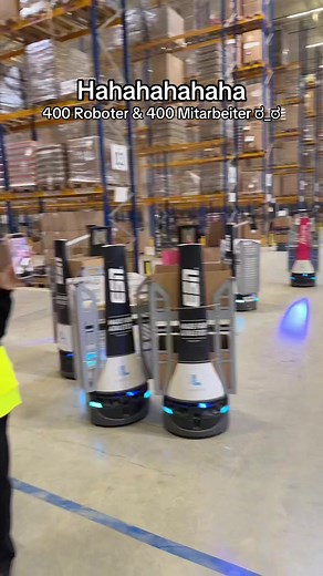 400 Roboter & 400 Mitarbeiter: So läuft das High-Tech-Lager
