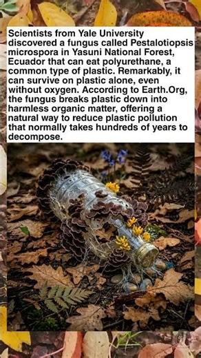 Plastic-Eating Fungus Discovered by Yale University Scientists Offers Hope Against Pollution 🌱♻️