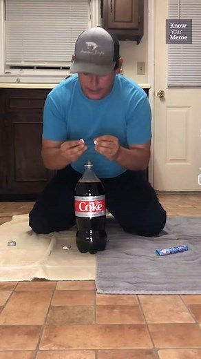 On June 3, 2006, a video of a Diet Coke and Mentos explosion was uploaded, leading to a years-long internet phenomenon. #dietcokeandmentos #dietcoke