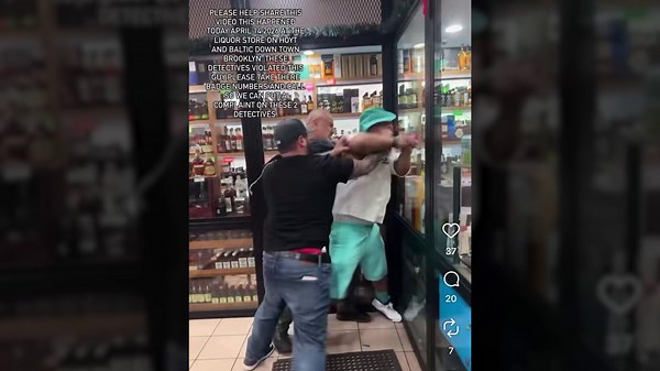 Witness calls for officers to be arrested after bloody beating in Brooklyn store