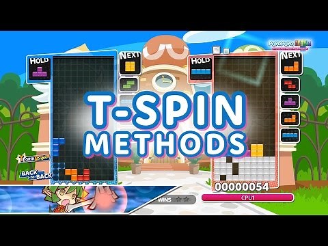 Puyo Puyo Tetris: T-Spin Methods Tutorial