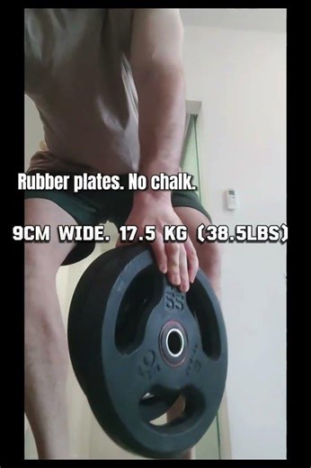 Could You Save Her? 😳 Testing a 9cm Pinch Grip (Rubber Plates, No Chalk)