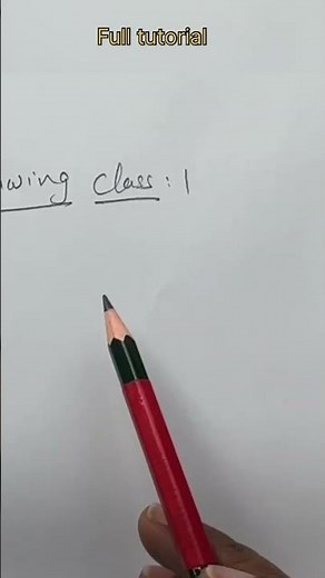 Beginners drawing classes in Telugu #drawing #telugu