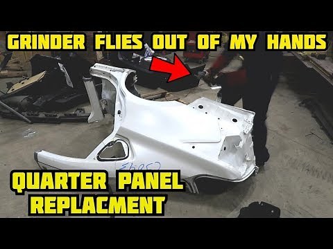 Replacing another quarter panel for a customer