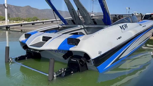 Fire it UP! 😎 DCB M31 | Open Bow | Merc 700 x2 🏁 💙 🤍 🖤 🤍 💙 #DCB #DCBPerformanceBoats #DCBRacing #DCBM31 #MercuryRacing #MercuryMarine #Merc700 #126mph #OpenBow #speedonthewater #sbmag #riverwhips #riverdavesplace #powerboatnation #teaguecustommarine #imcomarine #barrettcustommarine #horizonmotorsports #maxedoutmarine #desertstormpokerrun #lotoshootout #alcantara #JLAidio #ShadowCaster_Lighting #seadek #gelcoat #tonytomlinson | DCB Performance Boats