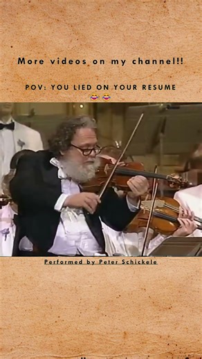 This Violinist Definitely Lied on His Résumé😄😄