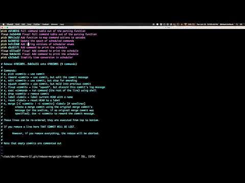 Git Procedure 2/2: Rebase, Autosquash, Force Push