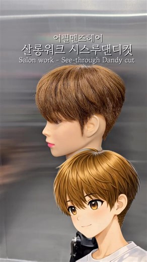 시스루댄디컷 자르는 방법 어필맨즈헤어 살롱워크 #남자커트교육 #haircut #쉐도우펌 #hair #남자머리 #테일펌 #시스루컷 #시스루댄디컷 #시스루펌