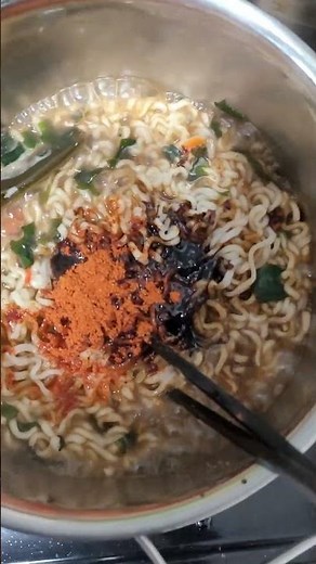 짜파구리 맛있게 끓이는 법 #황금비율 #짜파구리 #짜파구리끓이는법 #레시피추천
