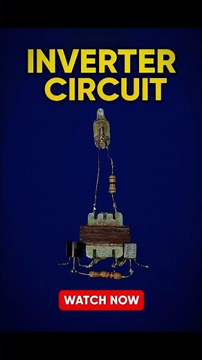 Mini Inverter Circuit DIY | Using Mini Transformer, BC548, BC558 & 330Ω | Simple Power Inverter