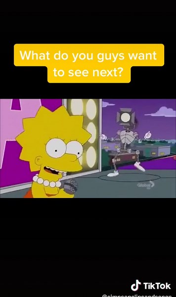 Lisa Simpson Superstar #thesimpsons #lisasimpson #ladygaga #song #concert #milhouse #train #fyp #featureme