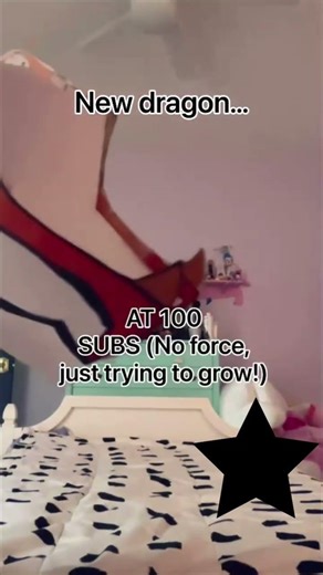 AT 100!! NO FORCE! #alien #iwanttobefamous #paperdragon #pleasehelpsubscribe #loveyou #cute #dragon