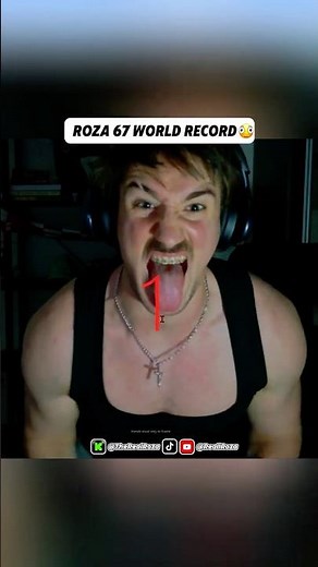 Roza tries to beat the 67 speed world record...😭