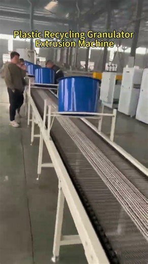 Plastic recycling & pelletizing extrusion line# #machine#plastic #factory #extrusion #diy