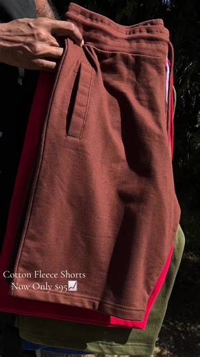 Cotton Fleece Shorts Sale Now Only $95