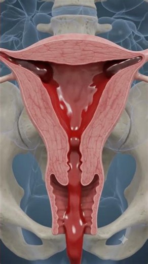 Why Do Period Blood Clots Happen? 🩸 | 3D Medical Animation