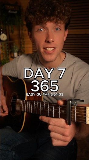 Day 7: Chasing Cars - Snow Patrol | Easy Acoustic Guitar Tutorial 🎸