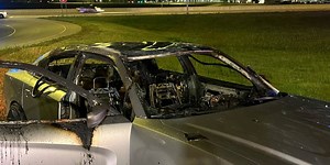 Two hurt when fireworks go off inside a car