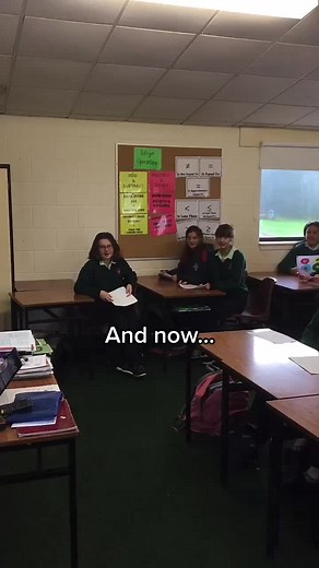 Maths Week Celebration: Singing 'The Pi Song' with 3rd Year Maths Students