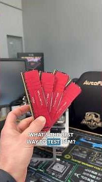 How to test RAM? #tech #pc #techtips #pcbuild