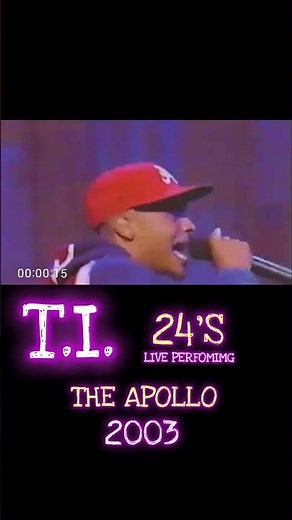 T.I. Performing 24s A The Appolo 2003