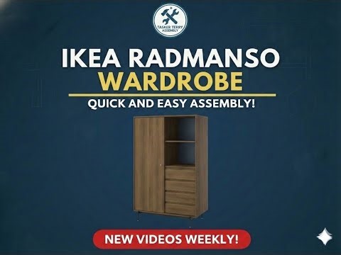 IKEA RADMANSO Wardrobe Assembly Guide (2026) | Step-by-Step with Tasker Terry