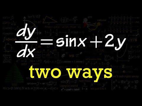 Solving a first order linear diff eq (integrating factor, method of undetermined coefficient)