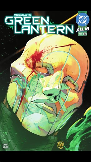 Absolute Green Lantern Mullein vs Goldface! 💍👊 The Obsidian is unleashed. #GreenLantern #DC #Comics#JoMullein #GeekTok