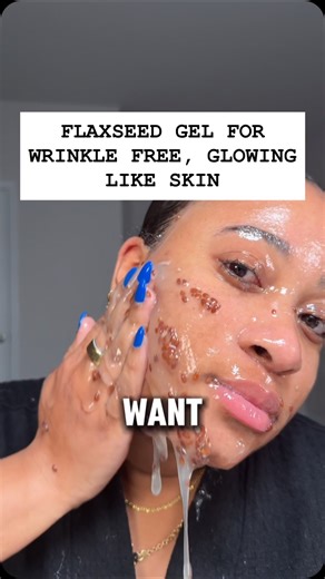 Alchemy Glow Lab on Instagram: "How to make flaxseed gel for glowing wrinkle-free skin #wrinklefreeskin #glowingskintips #flaxseedgel #flaxseed"