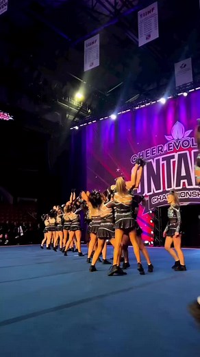 Great White Sharks Cheerleading Squad at Cheersport
