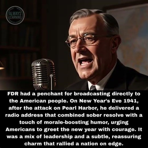 FDR’s Morale-Boosting And Slightly Humorous New Year’s Radio Address