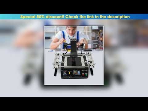 Today Only IR6500 BGA Rework Station Infrared Solder Welder System Closed-loop Temperature Control•