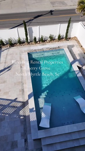 We love elevating rental properties with a poolside experience 🏊‍♂️ 🌴 #luxcustompoolsandspas #myrtlebeachpoolbuilder #murrellsinletpoolbuilder #custompoolbuilder #northmyrtlebeach #cherrygrovebeach #hayward #southcarolina #ledgelounger