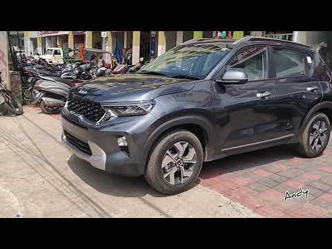 Kia sonet gravity grey 2021 walkaround& on road price ranchi