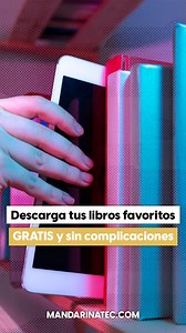 3.4K reactions · 450 comments | ¿Aún pagas por cada libro que lees?  Con esta página podrás descargar libros GRATIS desde tu celular en solo minutos   Guarda este video y compártelo con alguien que ame leer. #mandarinatectips #librosgratis | MandarinaTec | Facebook