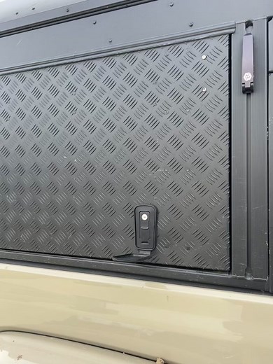 Alu Cab Canopy Camper Pizza Delivery Window Installation