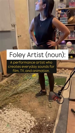 Ever wonder who makes movies sound so real? 👂🎬 Meet the Foley Artist: a performance artist who creates everyday sounds for film, TV, and animation. From footsteps to crashes to rain - if you hear it, a Foley Artist probably made it! ✨#Foley #FoleyArtist #SoundDesign #FilmSound #MovieMagic #BehindTheScenes #ReelFoleySound #SoundForFilm #FilmMakingMagic #PostProduction #StudioLife #SoundEffects #FoleyProps #AnimationSound #CreativeJobs #SoundDesigners #HowMoviesAreMade #FoleyInAction #MovieSound