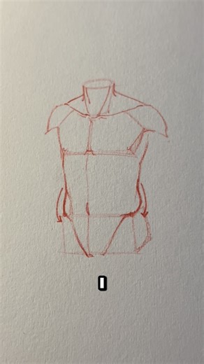Jmarron on Instagram: "When you’re drawing the hips, it’s easy to imagine the pelvis as a box so that you can lay the obliques on top of the corners . . . 🤷‍♂️👍 || #art #anime #manga #naruto #reels"