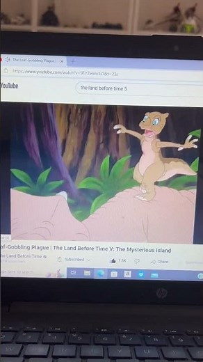 The Land Before Time 5 The Mysterious Island Cera Gets Tickled By Ducky