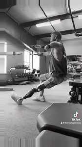 2.5K views · 78 reactions | Using the cable machine with an ankle strap on my residual limb to hit those back muscles evenly. Balance is key, both in fitness and life!  #AdaptiveWorkout #NoExcuses #StrengthInAdversity #LivingWithNoExcuses #AdaptiveFitness #Resilience #BackDay #Unstoppable #LimitlessPotential | Noah Galloway | Facebook