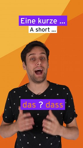 5K views · 31 reactions | Ihr glaubt gar nicht, wie viele Deutsche diesen Fehler immer wieder begehen.  Wer von euch kann jeweils einen Beispielsatz mit "das" und "dass" bilden?  #deutschlernen #learngerman #learninggerman #aprenderaleman #aprenderalemao #deutschland #deutschkurs #deutschsprechen #deutschunterricht #Grammatik #dassdas #Regel #Grammatikregel #Merkhilfe | DW Deutsch lernen | Facebook