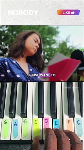 How to Play Mitski - Nobody on Piano EASY Tutorial #pianotutorial