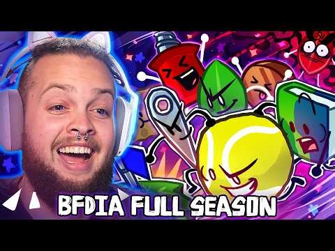 I WATCHED ALL OF BFDIA! (Battle for Dream Island Again Full Season REACTION)