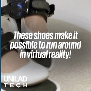 These shoes allow you to run around in VR 😎🏃‍♂️ | UNILAD Tech