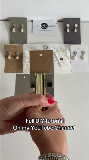 How to use Embosser Stamp tool, Paper Embossing, Personalised Business Logo card DIY, Anita Benko