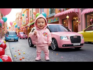 Candy Car New Year Sweet Parade | Candy Vehicle Cartoon | Kids Sweet Animation