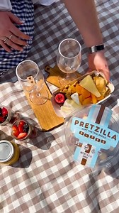 Freshly baked classic pretzel taste – Pretzilla soft pretzel bites are the snack that always hits the spot. April is National Soft Pretzel Month, and we're celebrating by having a picnic and crafting mini charcuterie boards featuring our tasty bites. 🤎 Pair them with nuts, berries, and cheese for pretzel perfection! | Pretzilla