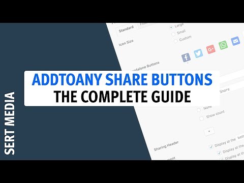 AddToAny Tutorial 2020 - How To Setup AddToAny WordPress Plugin - AddToAny For WordPress Guide